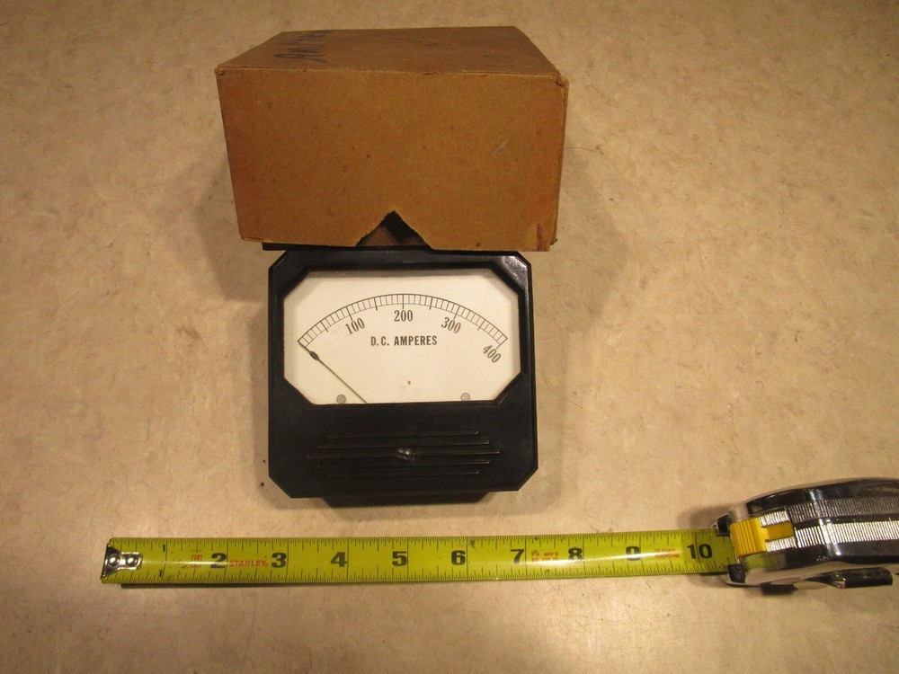 PANEL METER 0-400 DC AMPERES, S0904