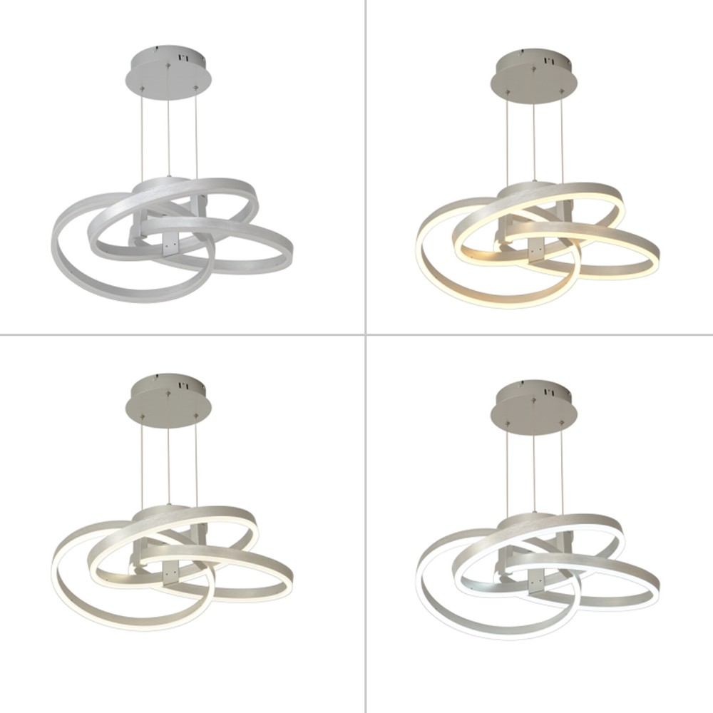 LED Pendant Ceiling Light For Dining Kitchen Room Stepless Dimmable Lamp 45W