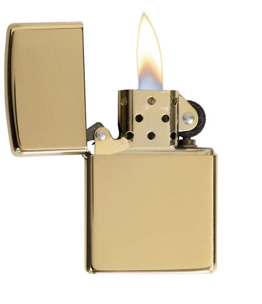 Zippo Armor High Polish Brass Pocket Lighter