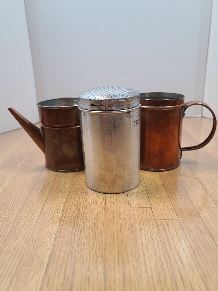 Vintage Copper Neapolitan Flip Coffee Maker
