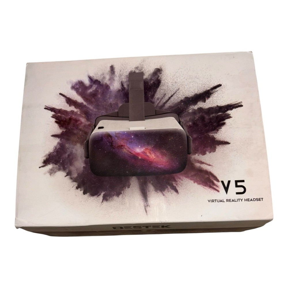 DESTEK V5 Virtual Reality Headset 3D VR Glasses for iPhone & Android