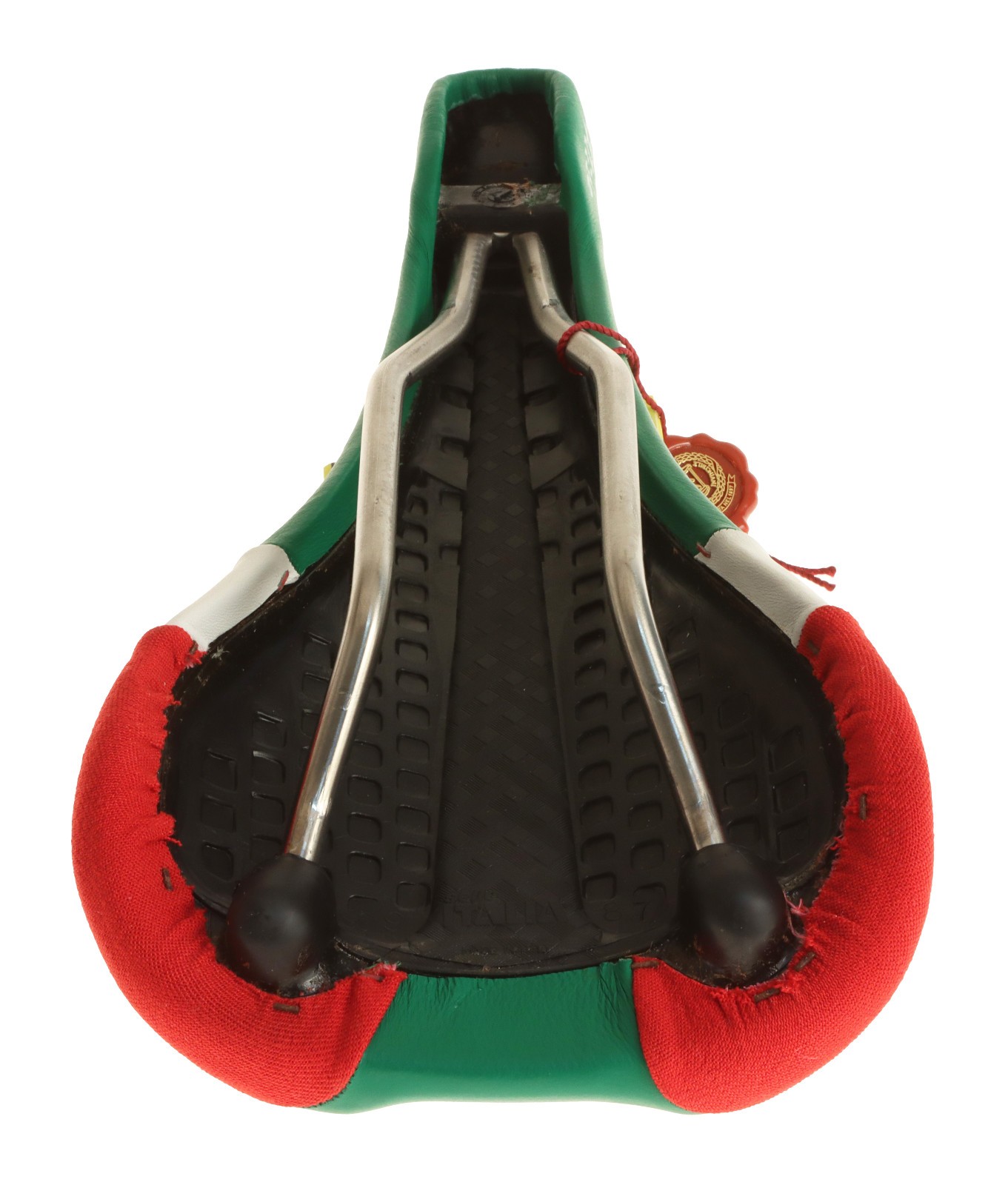 Selle Italia Flite Saddle Titanium Green White Red Made With Kevlar NIB NOS NEW