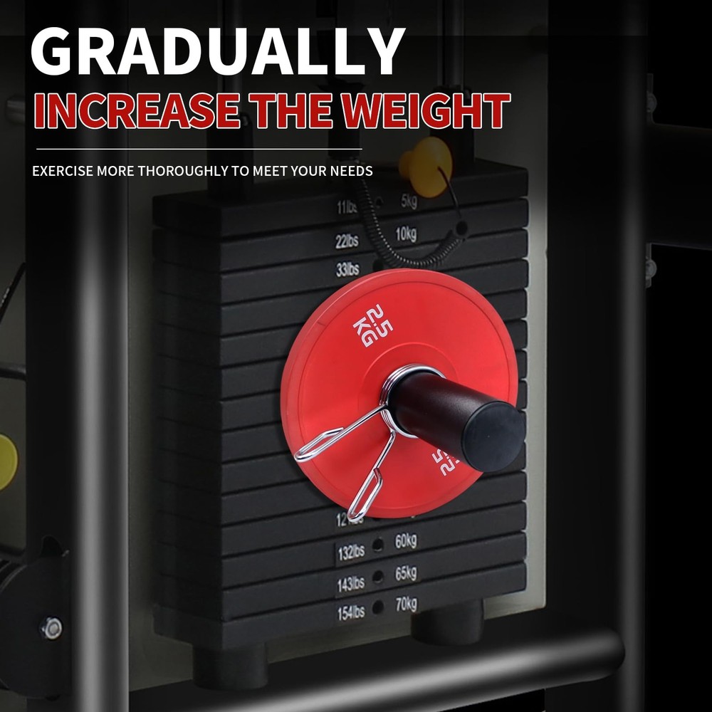 Weight Stack Pin and Spring Collar Weight Stack Extender Pin Commercial and H...