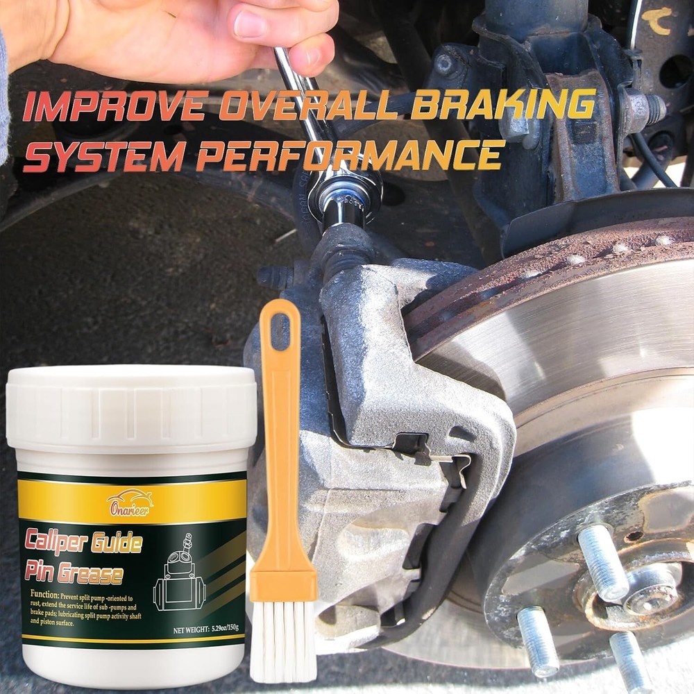 Brake Guide Pin Grease 5.29oz, High-Performance 1pack