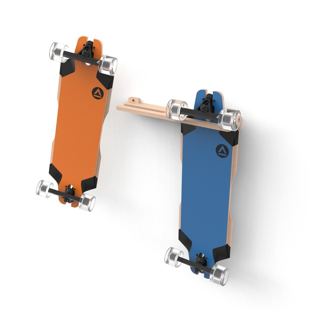 Longboard/Skateboard Double Board Display Wall Storage