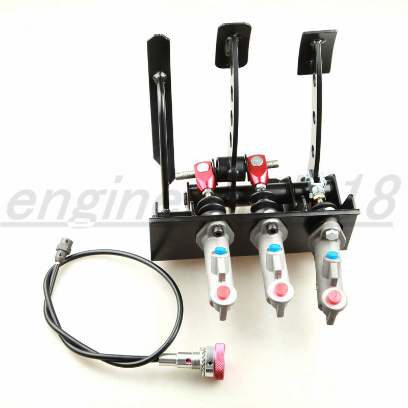 High Quality Race Rally Hydraulic Clutch Brake Bias Pedal Box Assembly Kit