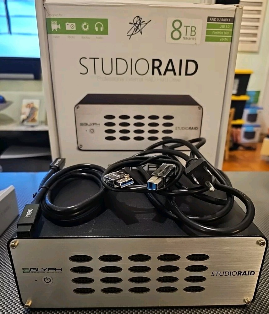 Glyph Production Tech STUDIORAID 8TB External Raid Hard Drive