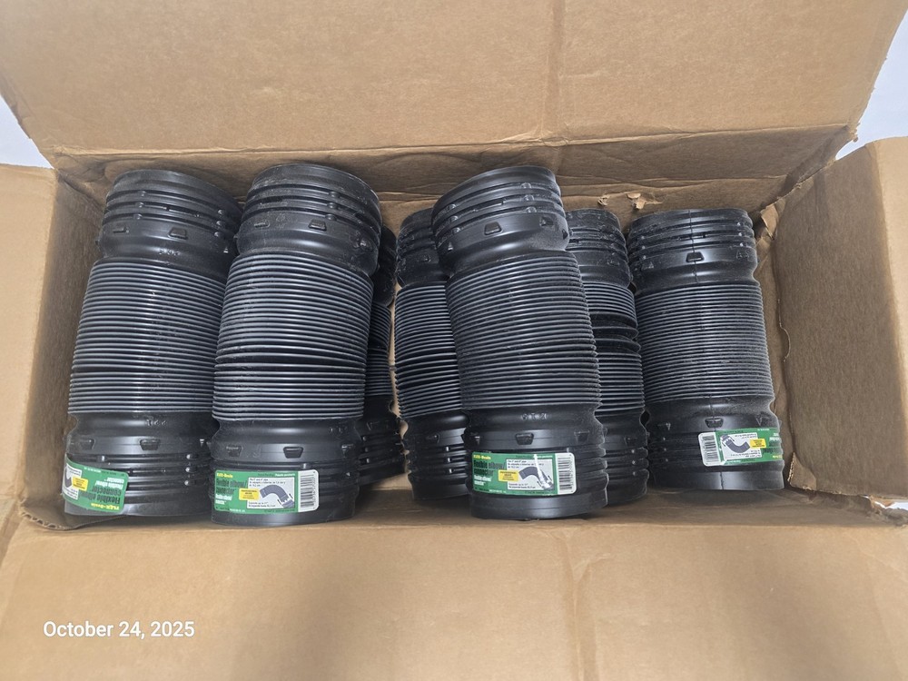 FLEX-DRAIN 4" ELBOW FLEXIBLE CONNECTOR 57010 LOT 8