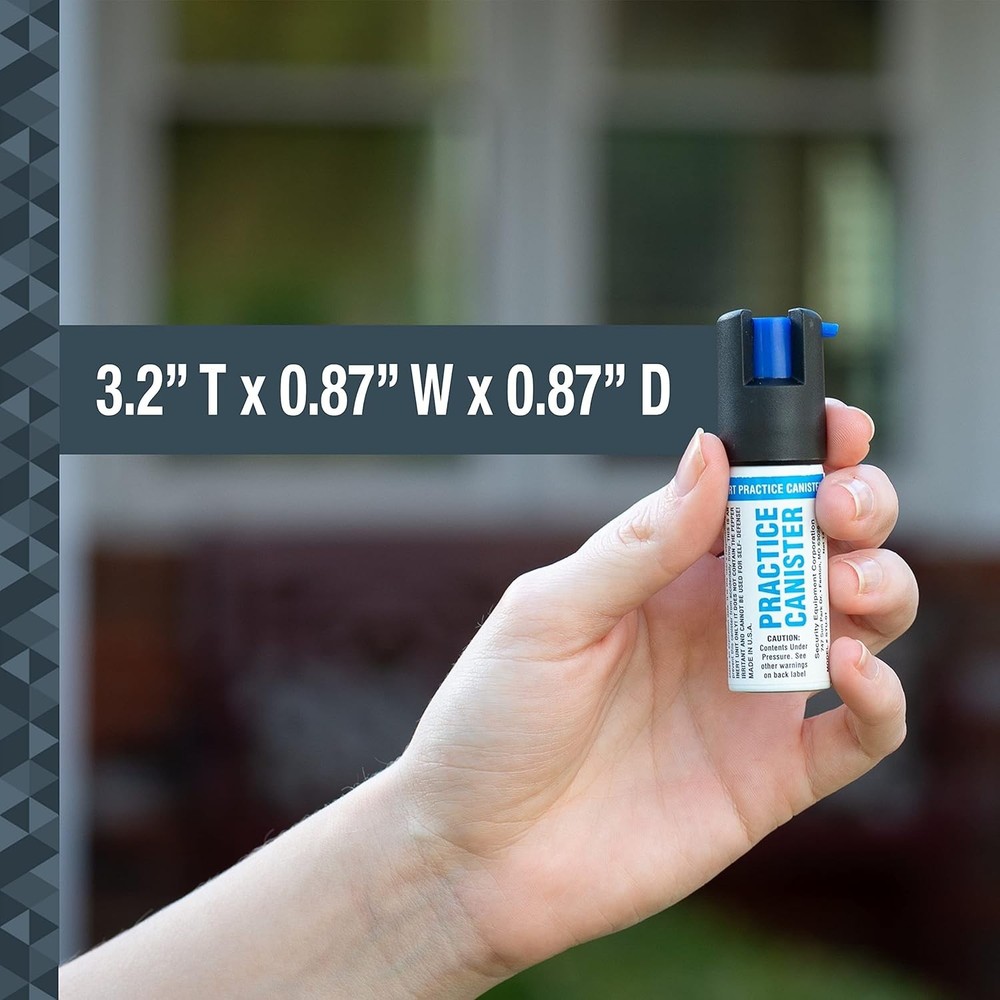 Compact Twist Lock Practice Spray - Safe Training for Personal Protection