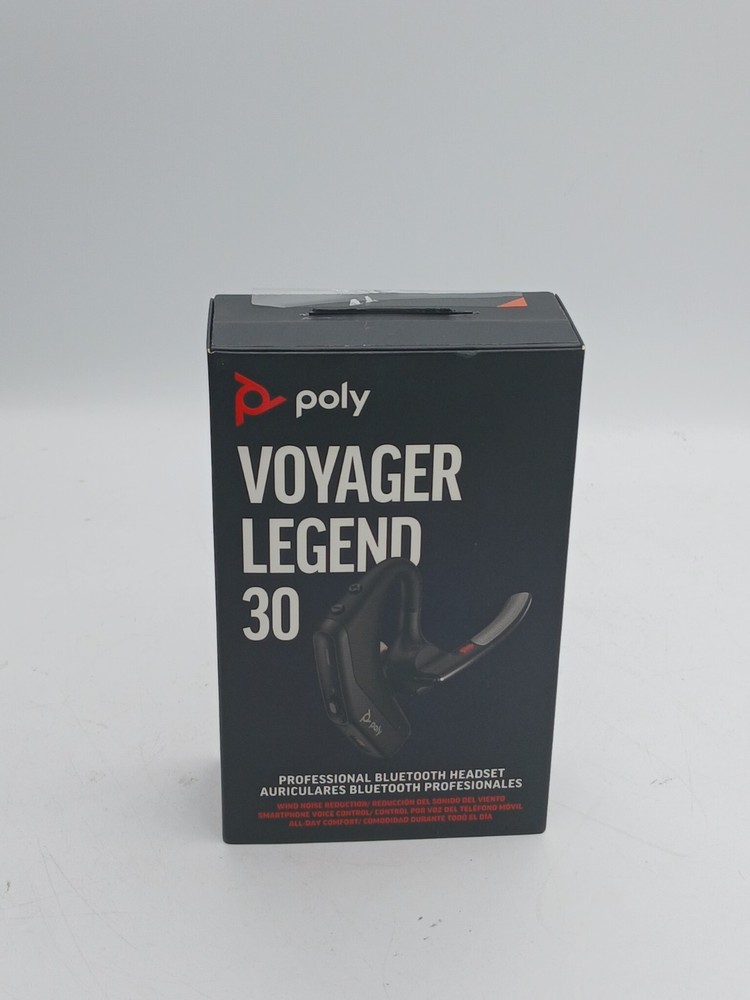 Poly Voyager Legend 30 Bluetooth Monaural Headset AV4P5AA - for iOS Android PC