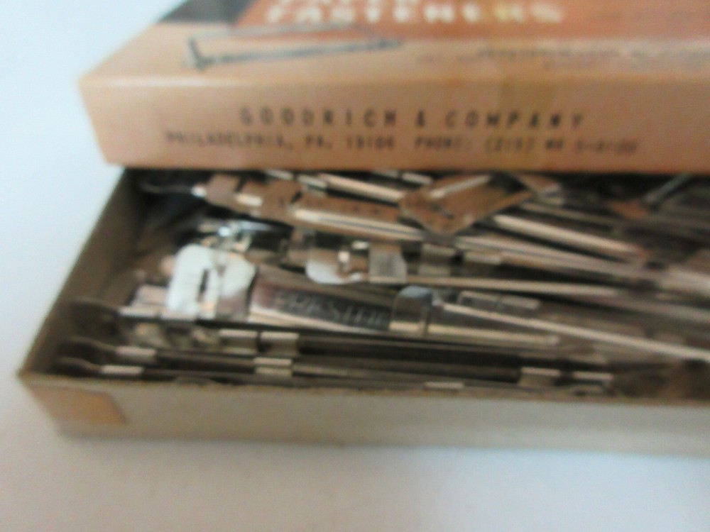 Goodrich & Comp. , Prong Paper Fasteners , 2"Capacity , 23/4"Between Post , NIB