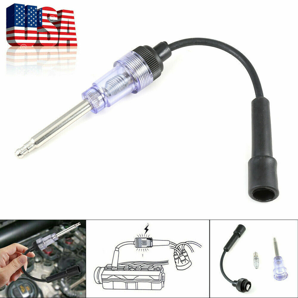 SPARK PLUG TESTER Ignition System Coil Engine In Line Auto Diagnostic Test Tool