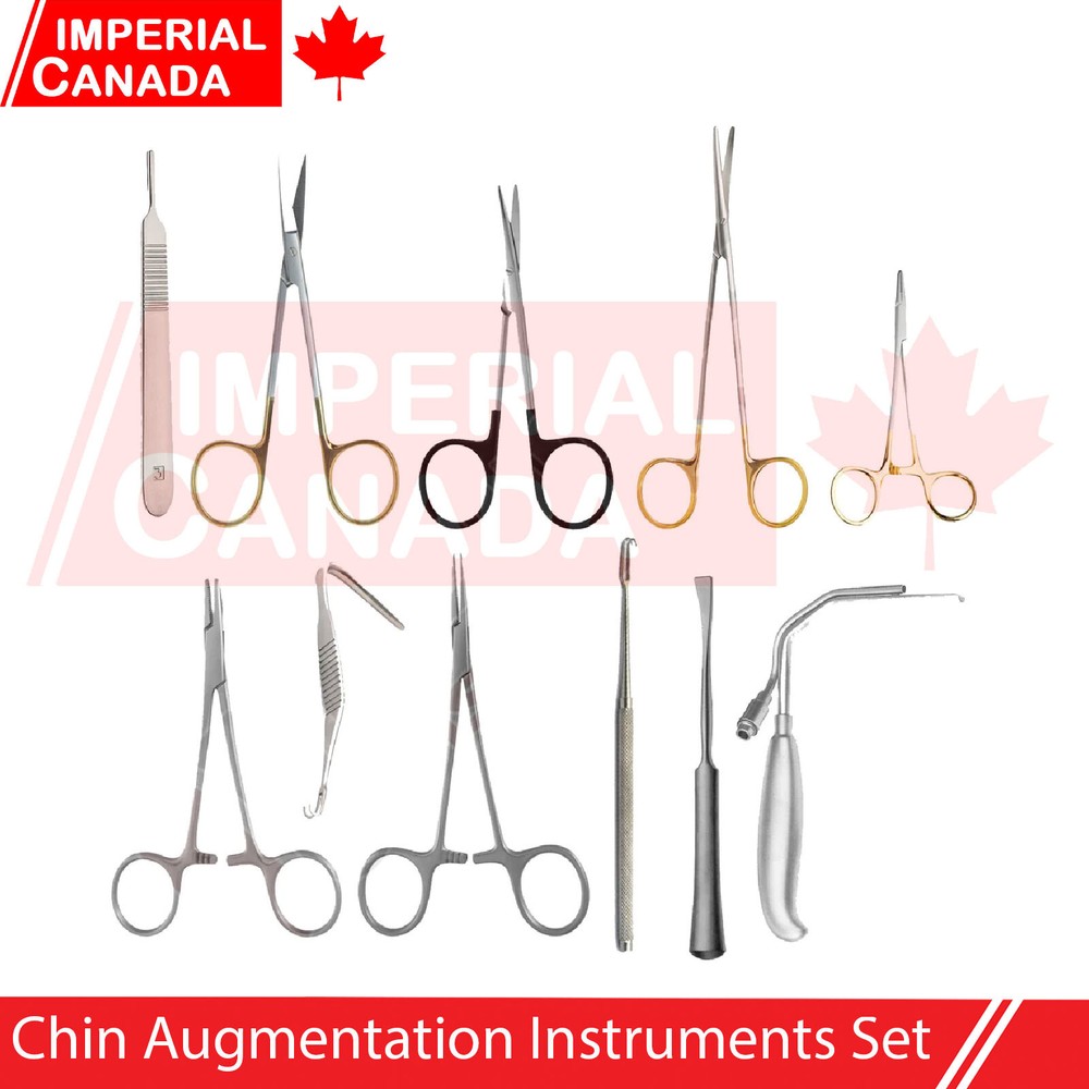 Chin Augmentation Instruments Set 13 Pieces DS-2321