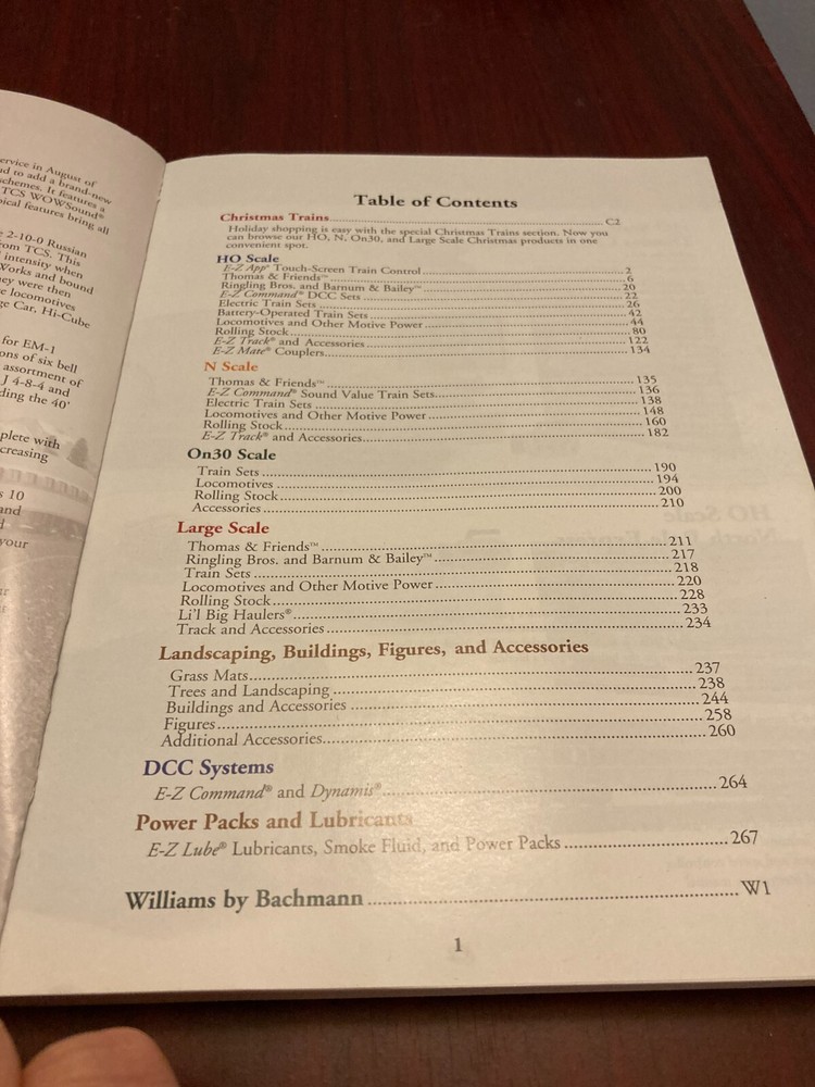 2020 Bachmann & Williams Trains Catalog