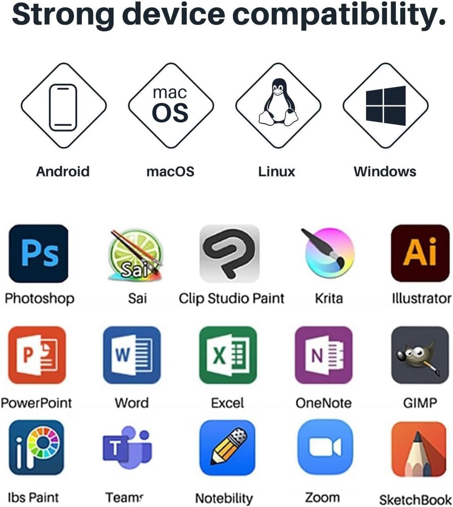 Graphics Drawing Tablet Android Support Digital Art Tablet