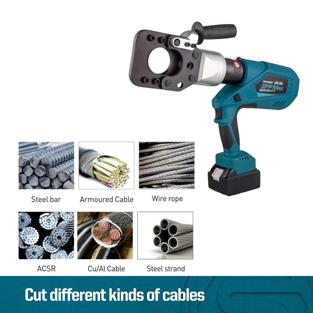 ED-55 Battery Cable Cutting Tool for Wide Application Cutter Max Diameter 55mm