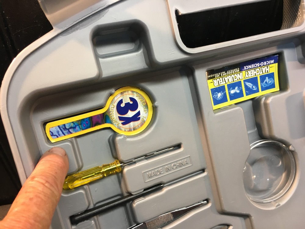 Micro-Science Microscope Kit with Case (Not a complete set) As Is