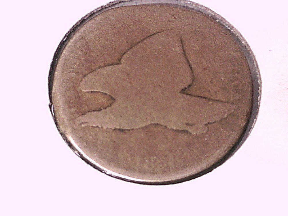 1858 Flying Eagle Cent Genuine Raw Ungraded 00231