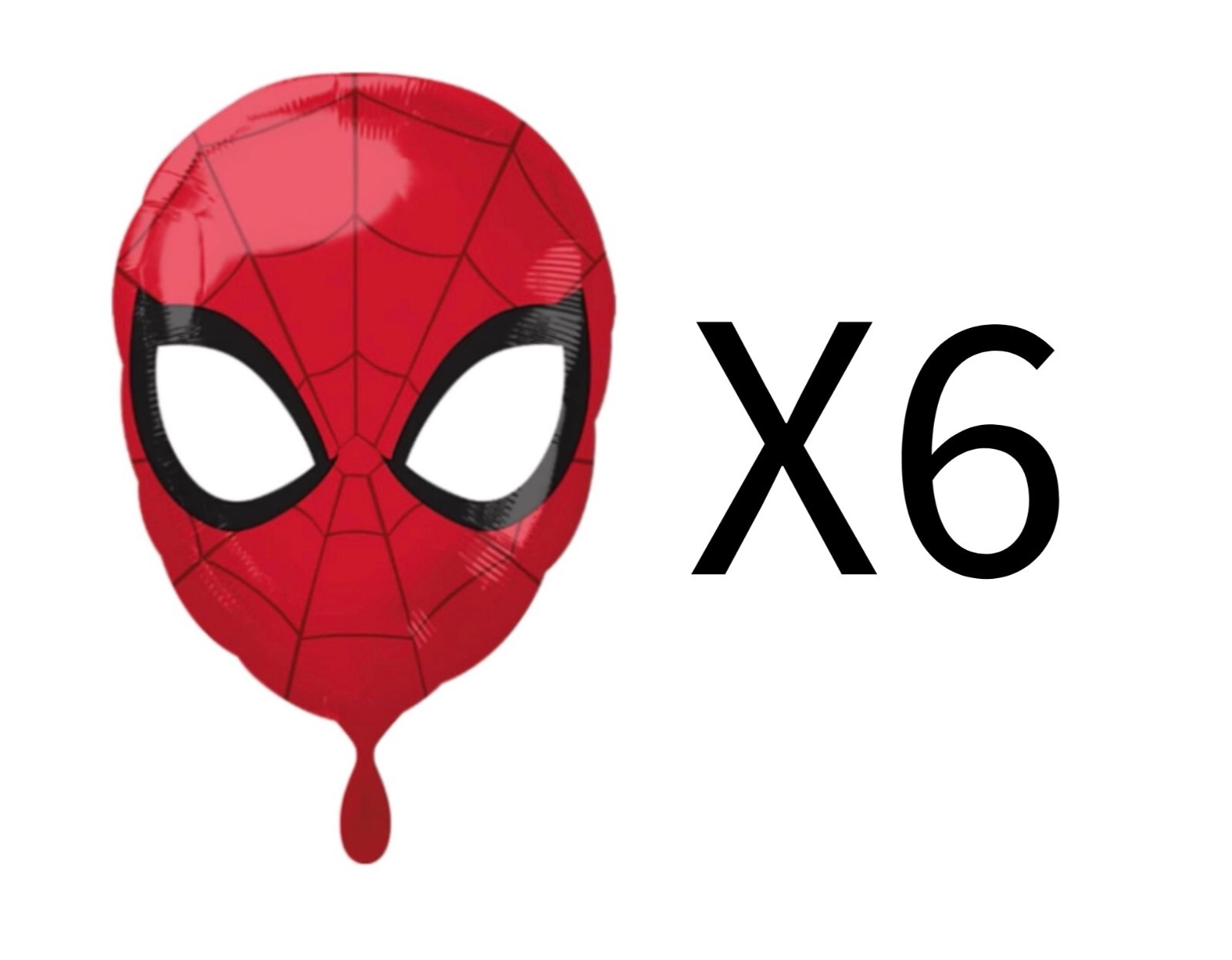 (6 PACK) Anagram XL Spider-Man Foil Balloon 17"