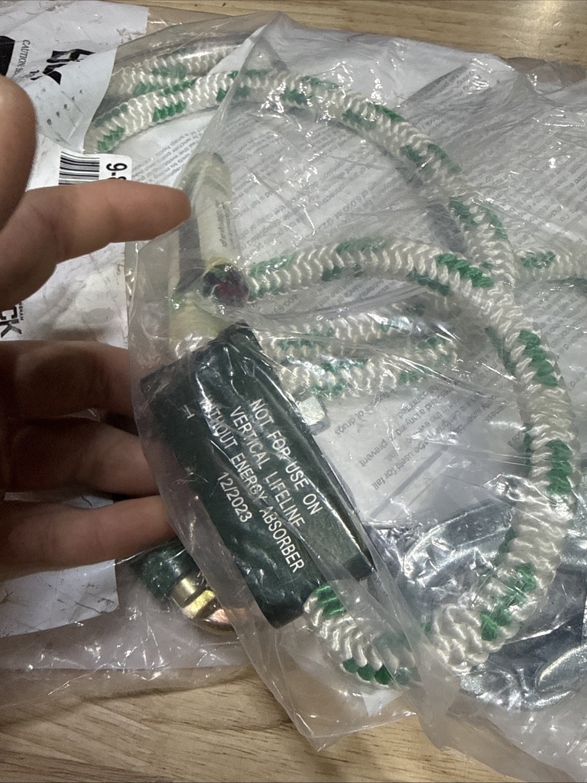 Buckingham Buck 9-8 Safety Fall Lanyard 8 Foot NEW Unused Old Stock