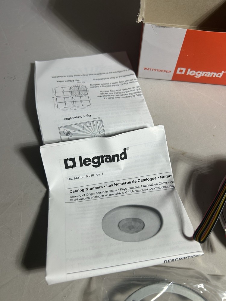 New Legrand CI-24 24VDC/AC Ceiling Occupancy Sensor