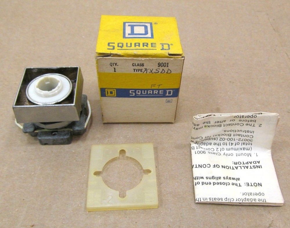 1 NIB SQUARE D 9001-KXSDD 9001KXSDD SELECTOR SWITCH OPERATOR