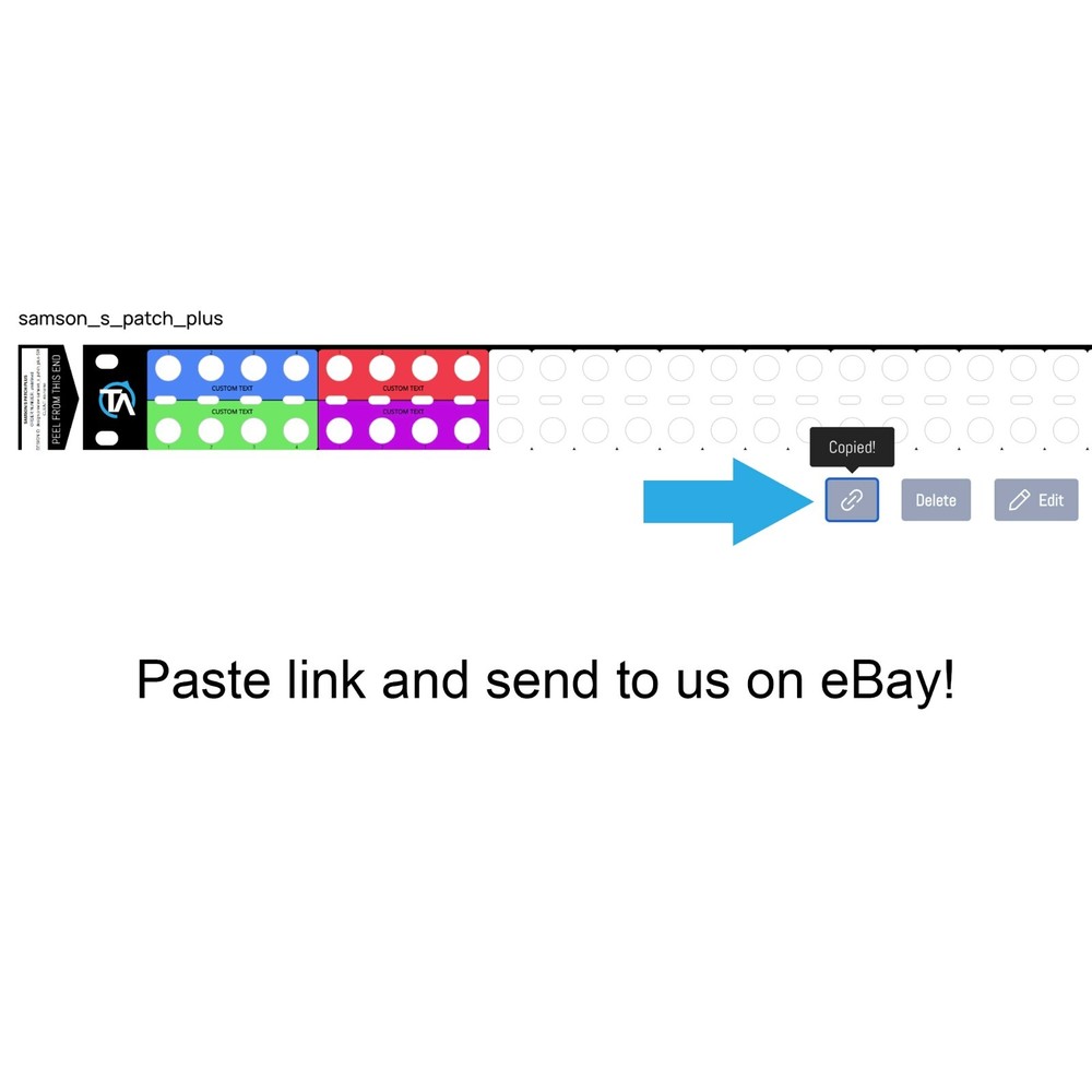 Custom Patchbay label compatible with ART P16 XLR bays