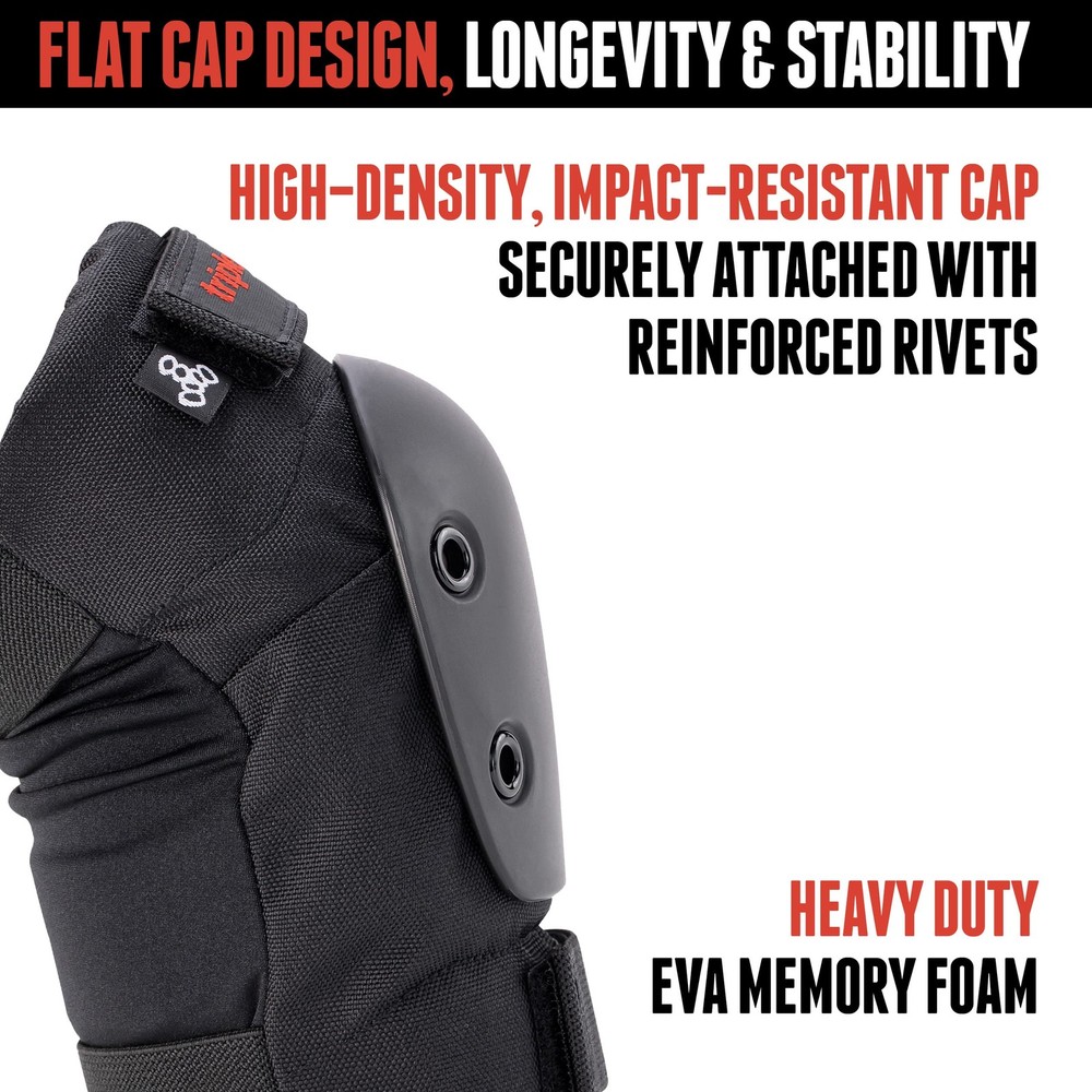 Triple Eight EP 55 Elbow Pads (Black, Junior)