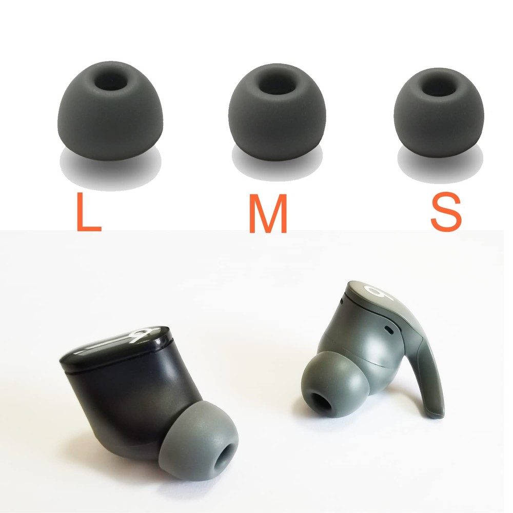 Silicone Ear Tips for Beats Fit Pro Replacement LMS, Gray