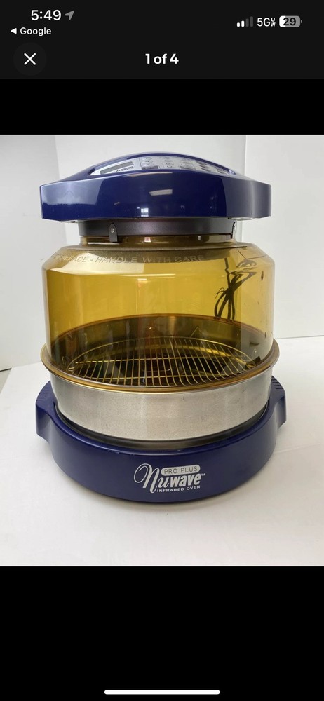 NUWAVE Blue Infrared Oven Pro Plus Model 20614 Kitchen Cooking System Extender