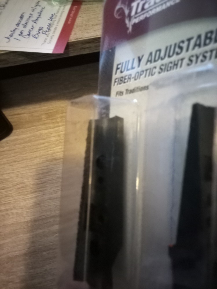 Traditions Performance Firearms Fully Adjustable Fiber-Optic Sight System