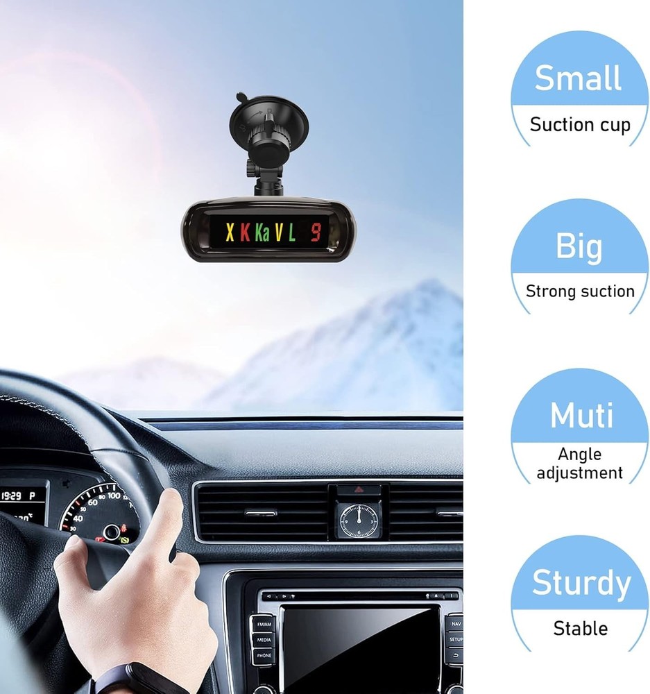 Radar Detector Mount,Car Radar mounting Bracket Suction Cup Holder,Windshield...