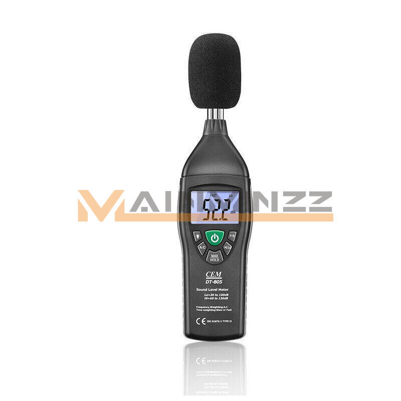 DT-805 High Performance Sound Level Meter Max Hold and Data Hold Function