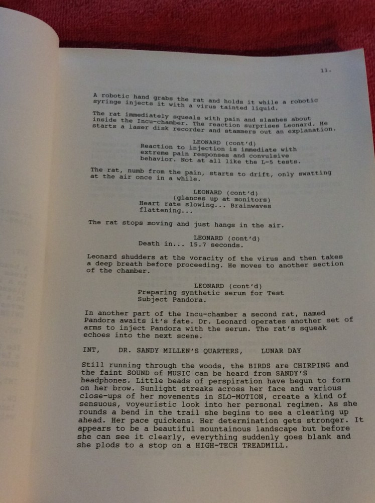 ORIGINAL SCRIPT THE SKY IS FALLING WILLIAM M. JOHNS