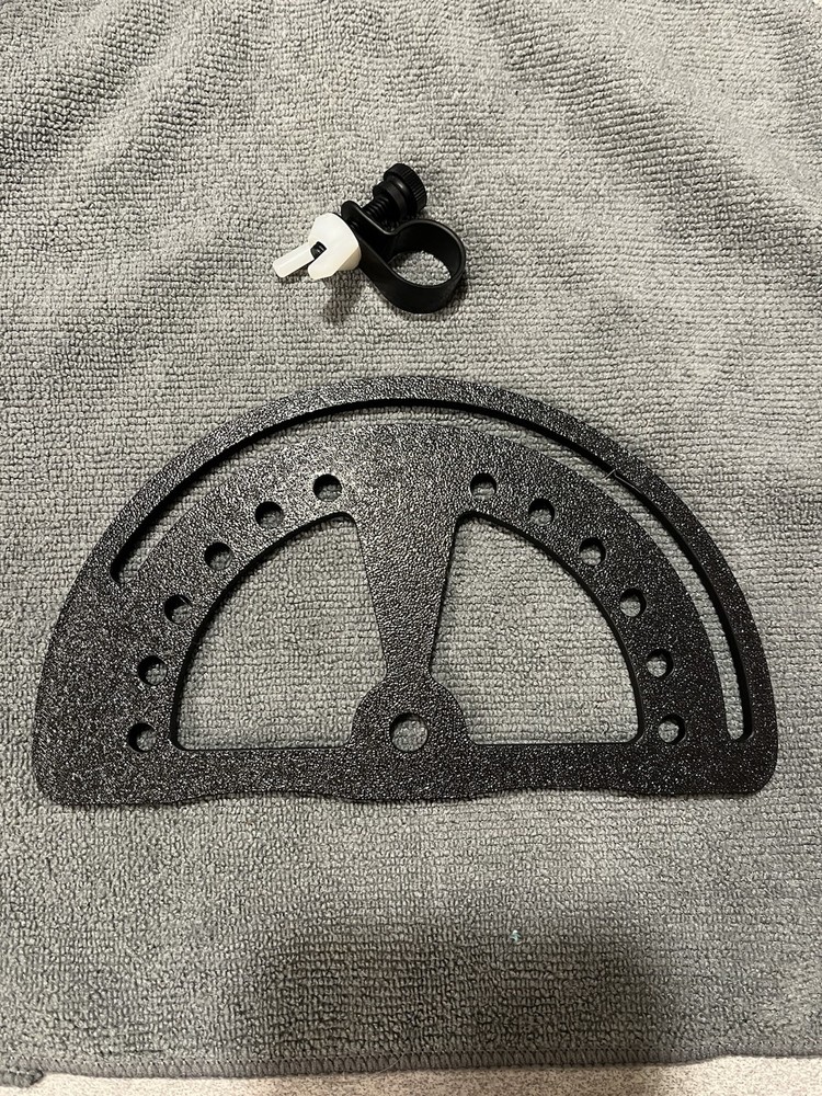 Metal Detector Coil Full Arc Large Steadying Bracket & Hardware Fully Adjustable
