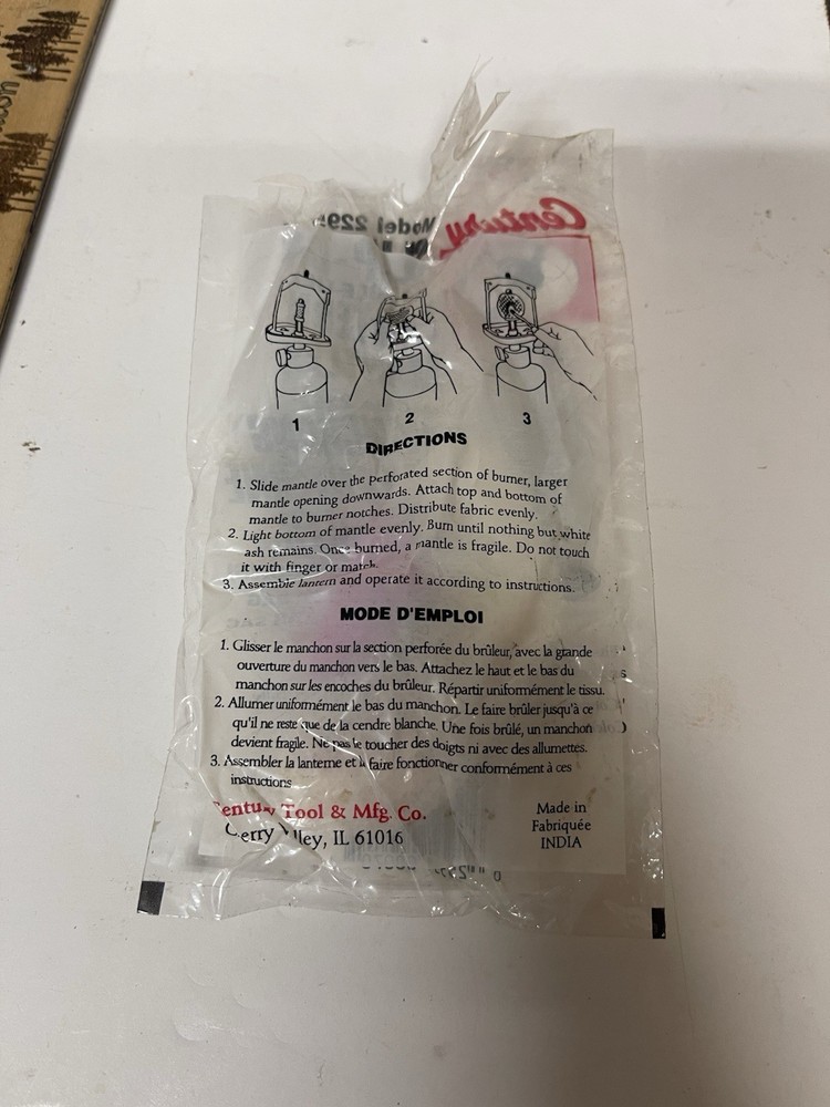 Century Primus Lantern Mantles Model 2295 - 2 Pack - Open Pack