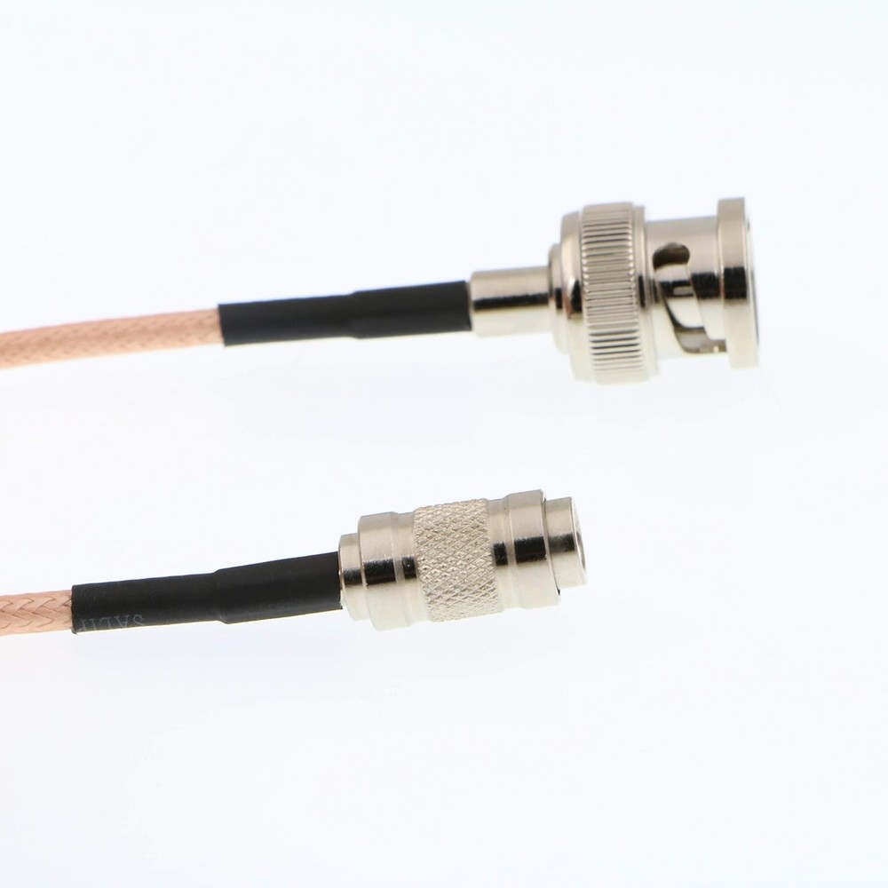 1m Coaxial Cable BNC Mini BNC DIN 1.0/2.3 for Blackmagic HyperDeck Shuttle Braid