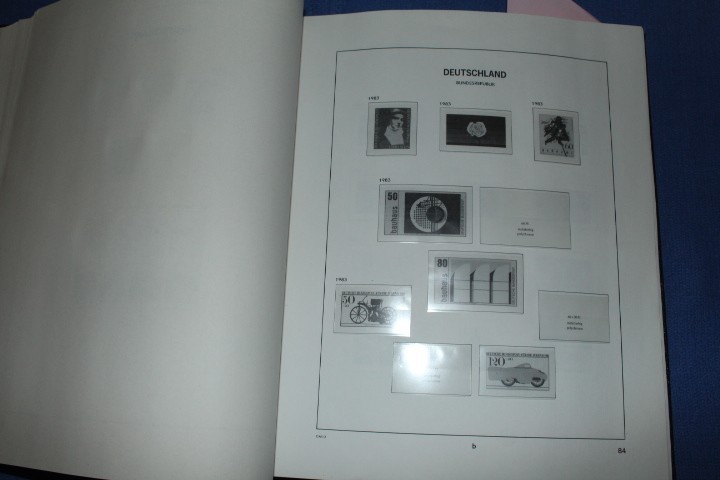 BUND Germany + Berlin DAVO Hingeless binder dustcase BlueLakeStamps Most Useful