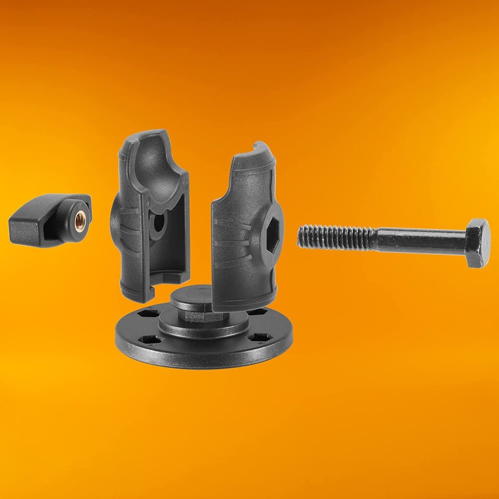 iBOLT Composite 2.5" Single Socket Arm with Circular AMPs Pattern Drill Base