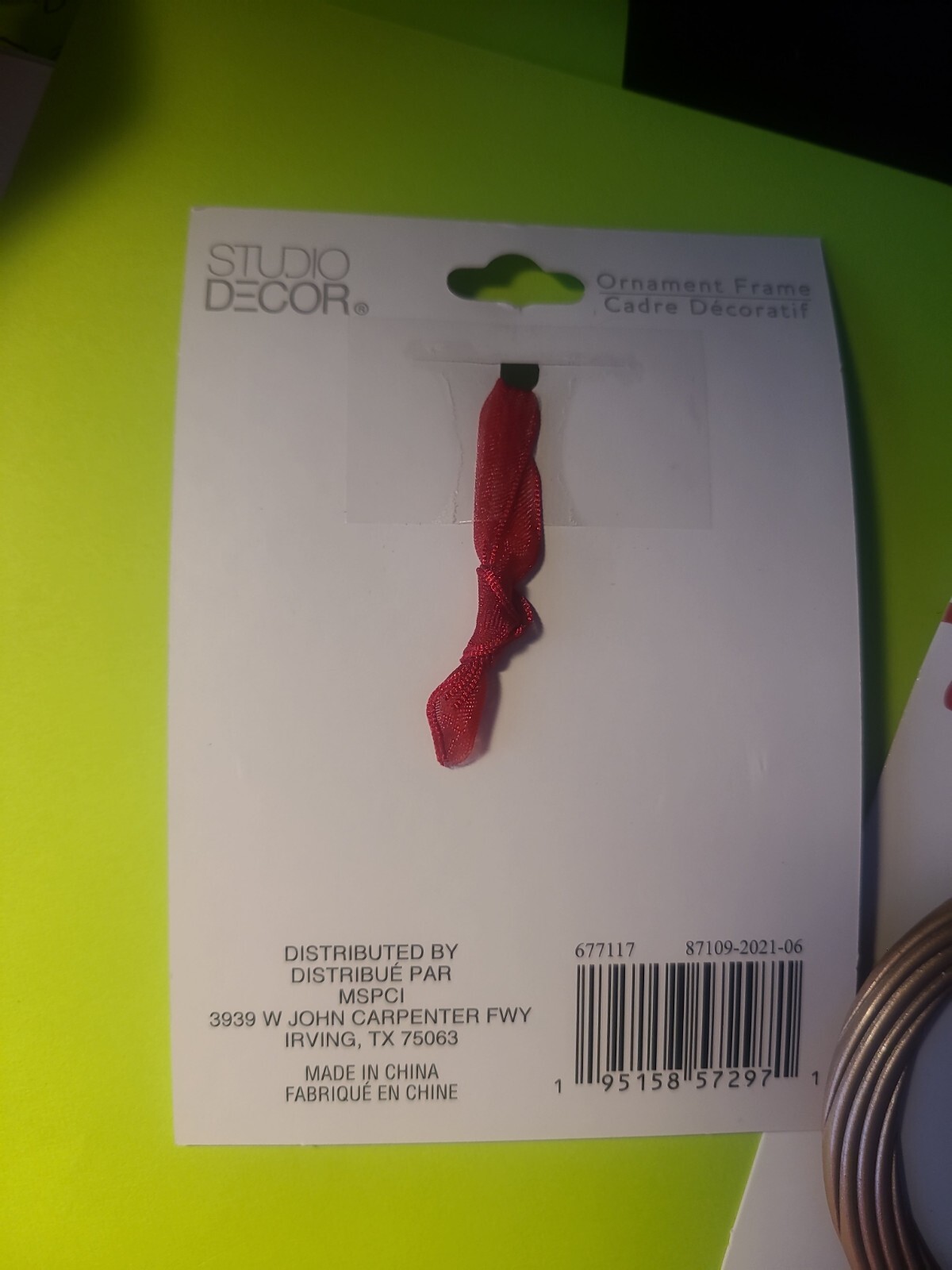 72 Studio Decor Christmas Ornament Picture Frames 6 Different Wholesale Lot