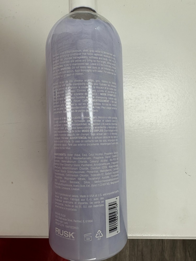 Rusk Deepshine PlatinumX Conditioner 33.8 Oz