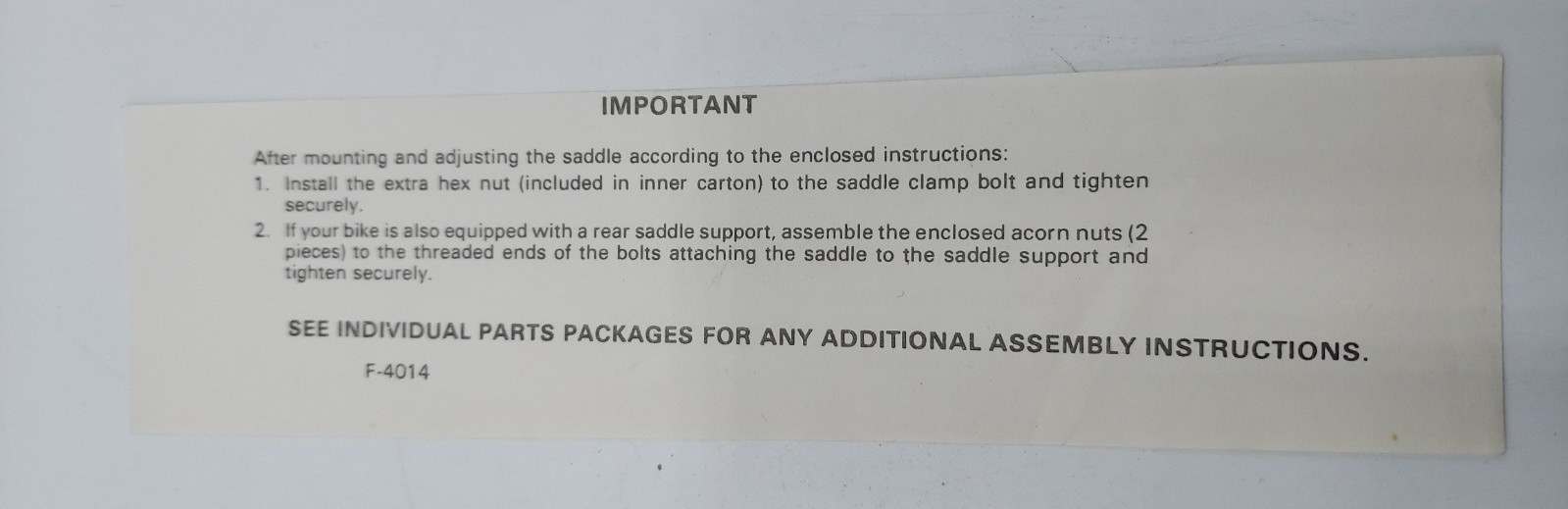 1976 JC Penny Bicycle Owner's Handbook For Coaster Brake Models Mixed Manuals