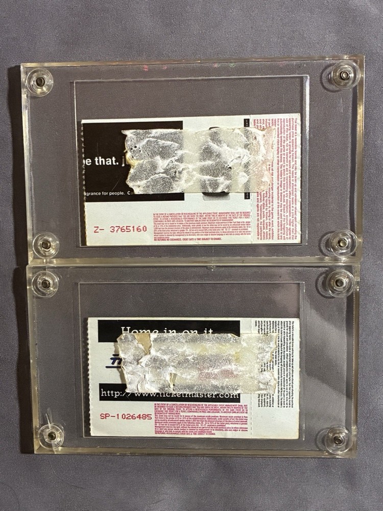 Set of 2 KISS 1996 Concert Tickets - MSG NYC and Knickerbocker Arena Albany NY