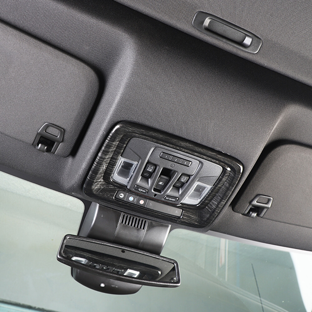 ​Black Wood Headlight Switch Button Panel Cover Trim For Chevy Silverado 2019+