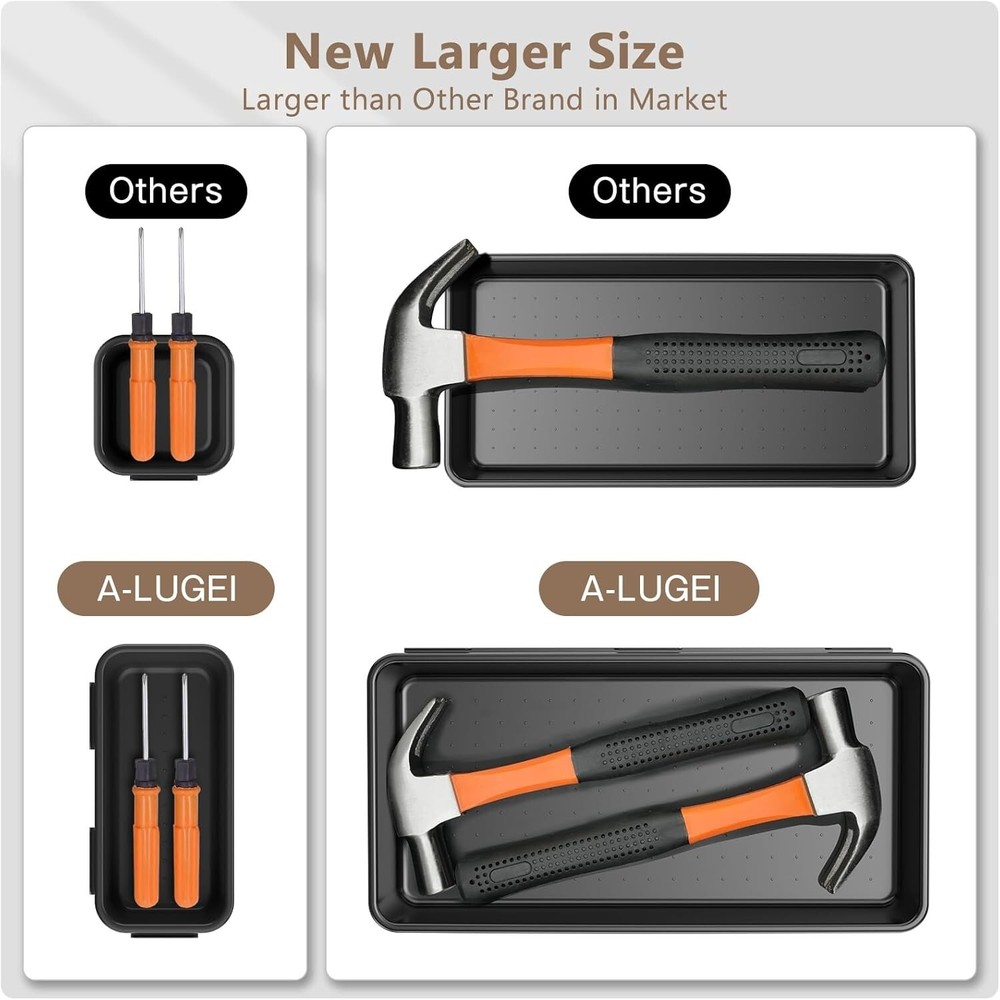 Compact 5 Size Tool Organizers - 69 Pieces Portable Storage for Easy Access