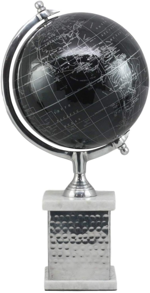 Ebros Polyurethane Elegant World Globe Home Decor 16.75" Tall