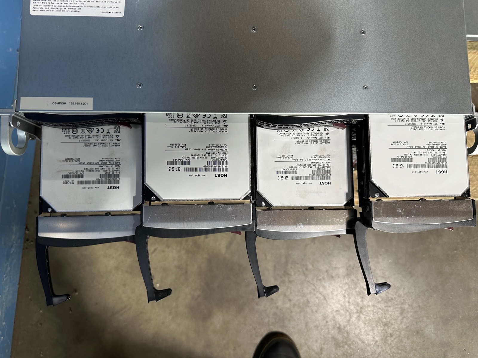 SUPERMICRO 829U-10 Server w/ 12x 6TB HDD HGST 0F18335 6028U-TRTP+ 128GB RAM #2