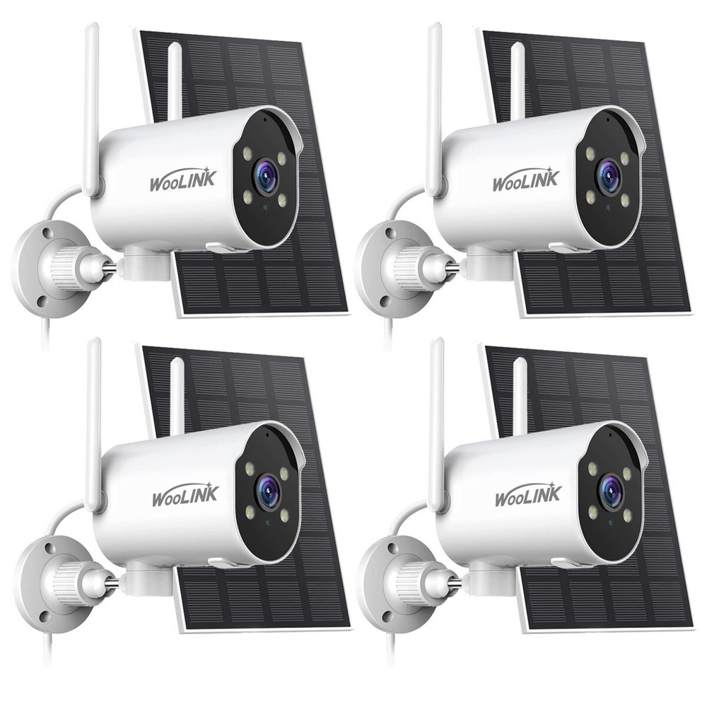 Solar Battery Powered Camera Wireless WiFi Outdoor Home Security Camera System