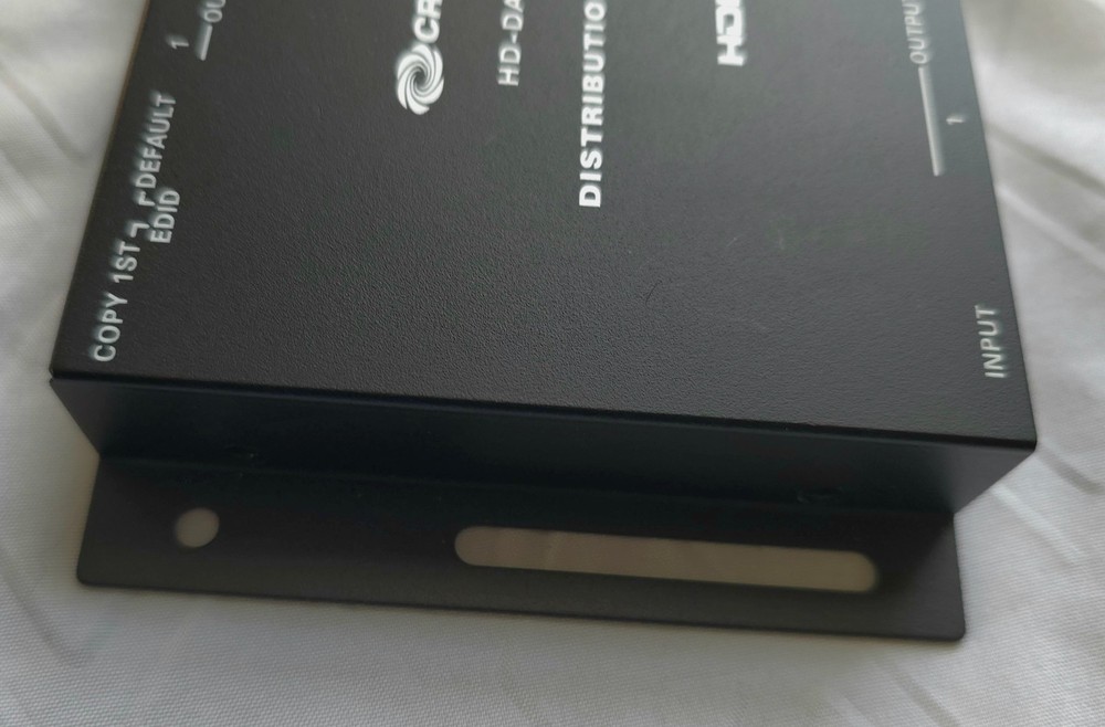 Crestron HD-DA2-4K-E HDMI Distribution Amplifier With OEM Power Supply.