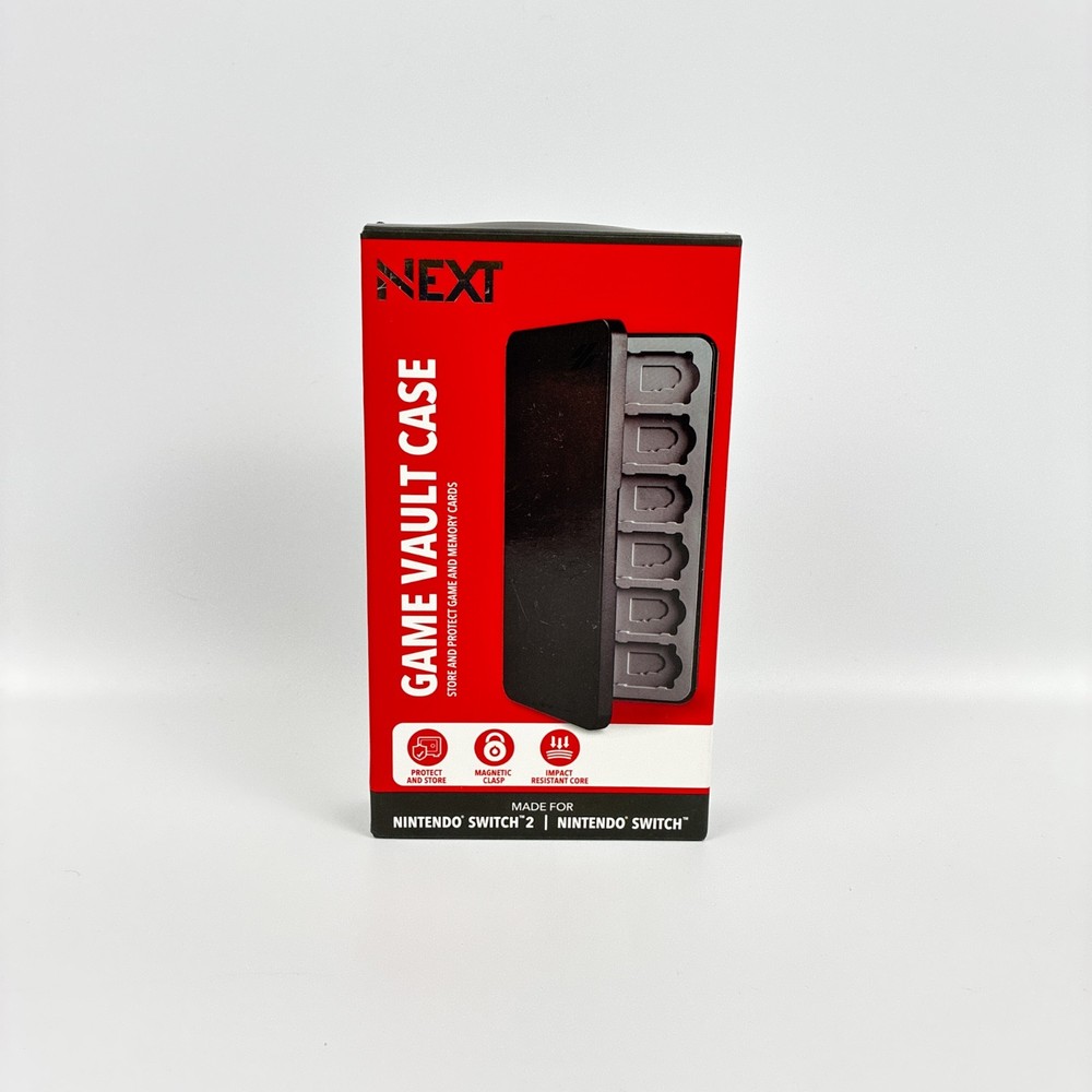 NEXT - Game Vault Case for Nintendo Switch 2 and Switch - Black